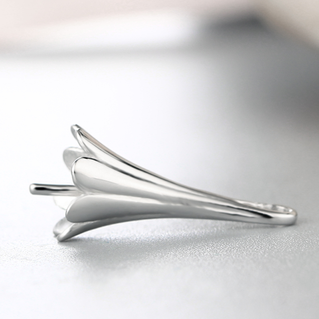 925 Sterling Silver Flower Pendant For Pearl