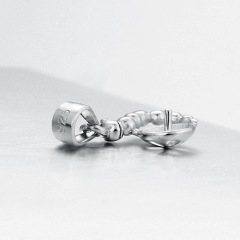 925 Sterling Silver Dangle Pearl Pendant Findings With Bail