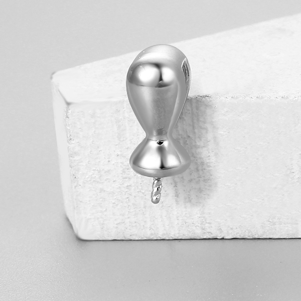 925 Sterling Silver Simple Pearl Pendant Findings