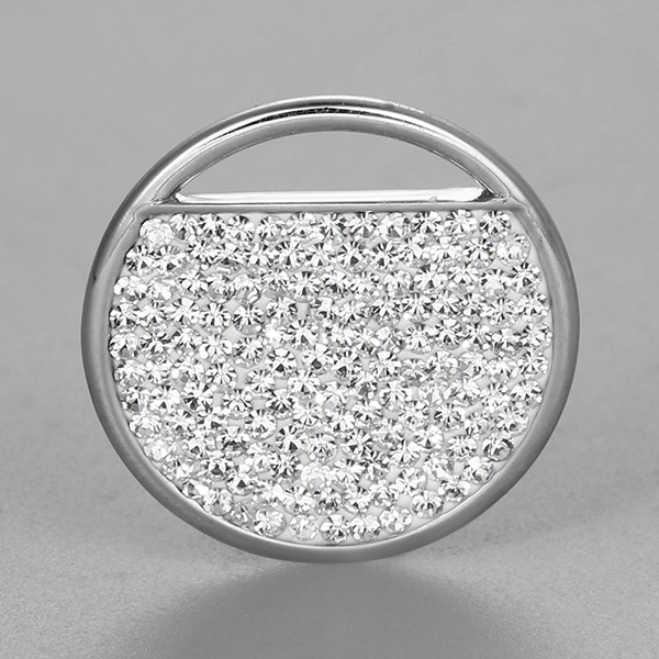 925 Sterling Silver 20mm Round Clay Tray
