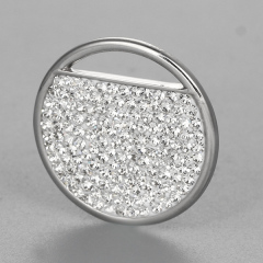 925 Sterling Silver 20mm Round Clay Tray