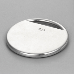925 Sterling Silver 35mm Round Bezel