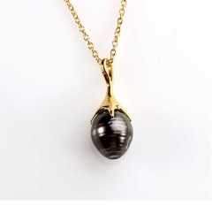 925 Sterling Silver Pearl Pendant Mounting -Small