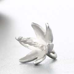 925 Sterling Silver Flower Carpopodium Pendant For Pearl