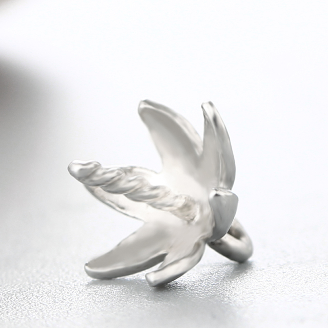 925 Sterling Silver Flower Carpopodium Pendant For Pearl