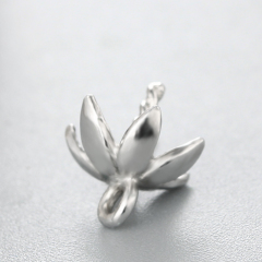925 Sterling Silver Flower Carpopodium Pendant For Pearl