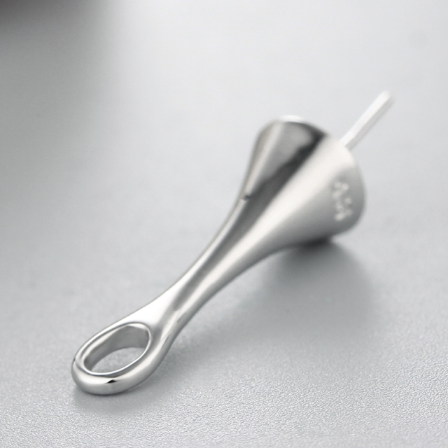 925 Sterling Silver Unique Bell-Shape Pendant For Pearl