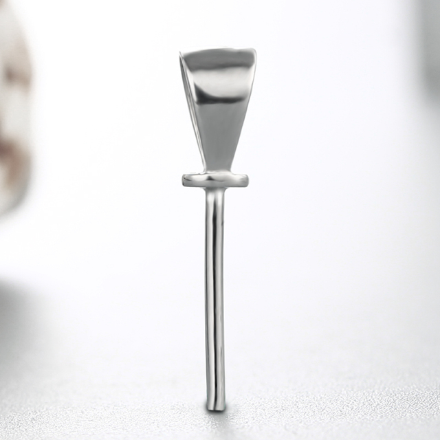 925 Sterling Silver Simple Pendant For Pearl Making