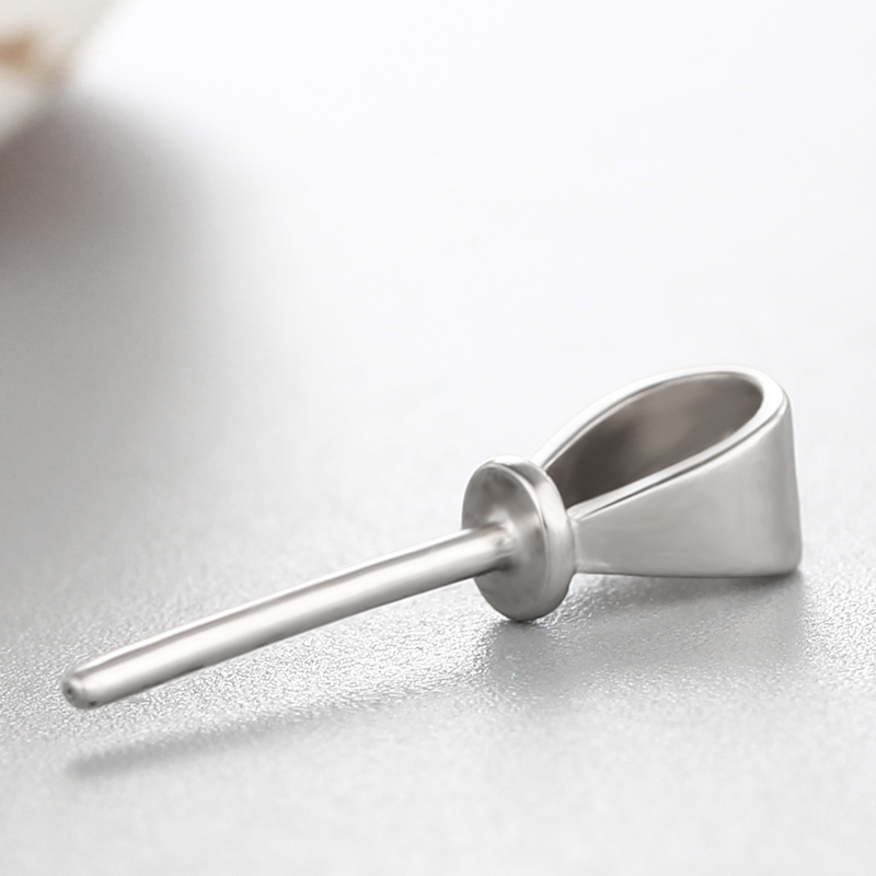 925 Sterling Silver Simple Pendant For Pearl Making