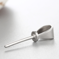 925 Sterling Silver Simple Pendant For Pearl Making