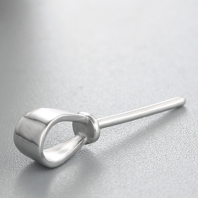 925 Sterling Silver Simple Pendant For Pearl Making