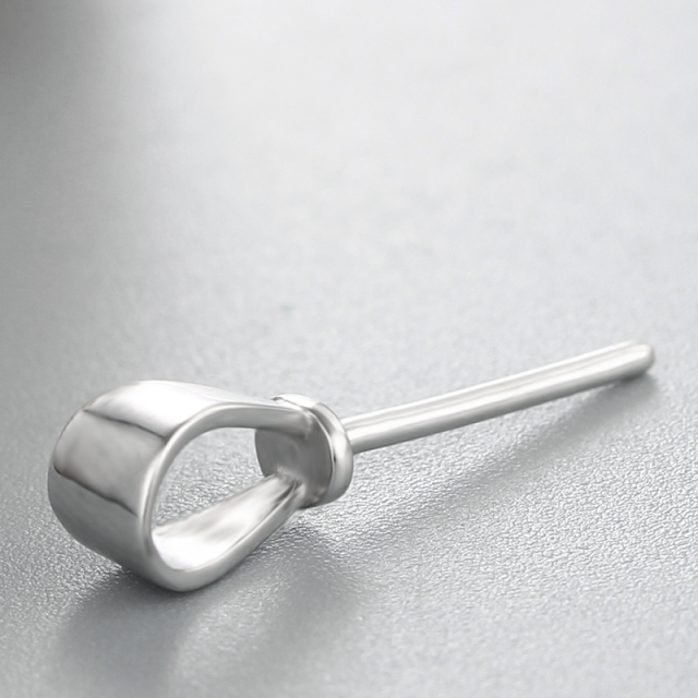 925 Sterling Silver Simple Pendant For Pearl Making