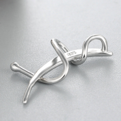 925 Sterling Silver Modern Pearl Pendant Mounting