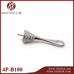 925 Silver CZ Micro Pave Pendant Wholesale For Pearl