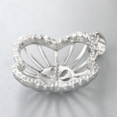 925 Sterling Silver Pendant Mounting