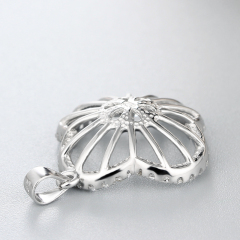 925 Sterling Silver Pendant Mounting