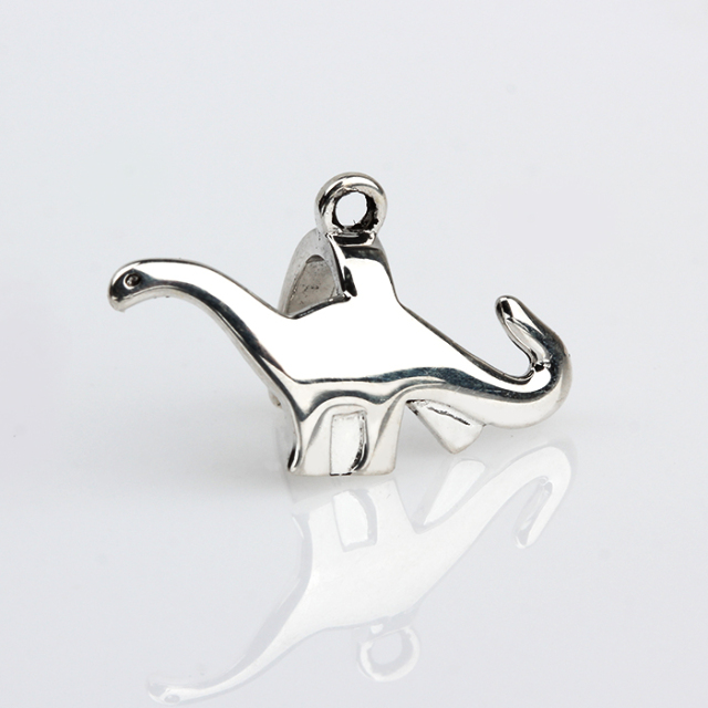 925 Sterling Silver Dinosaur Bail Clasps For Diy