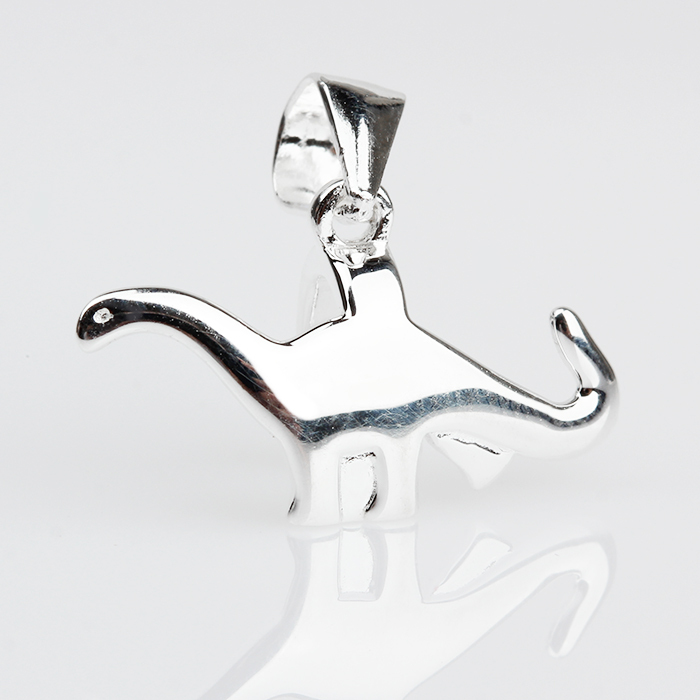 925 Sterling Silver Dinosaur Bail Clasps For Diy