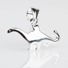 925 Sterling Silver Dinosaur Bail Clasps For Diy