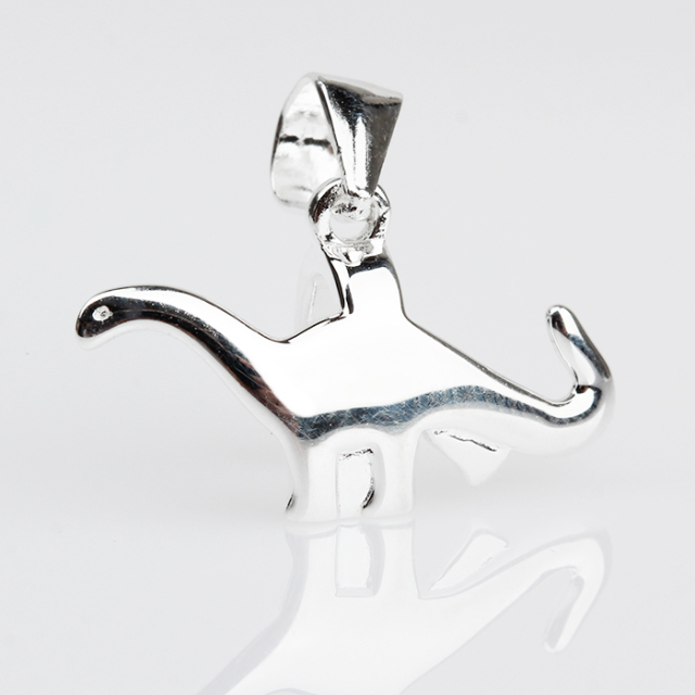 925 Sterling Silver Dinosaur Bail Clasps For Diy