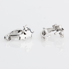 925 Sterling Silver Star Bail Clasps For Diy