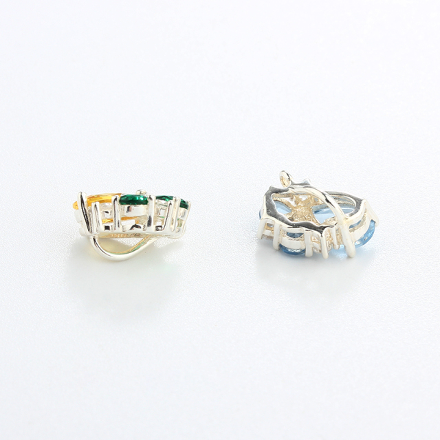 925 Sterling Silver CZ Pendant Bail