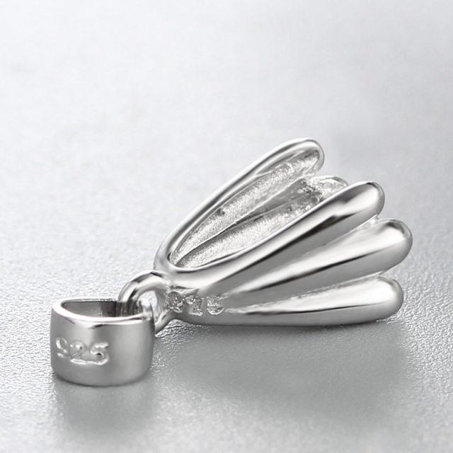 925 Sterling Silver Banana Pendant Clasps