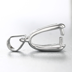 925 Sterling Silver Banana Pendant Clasps