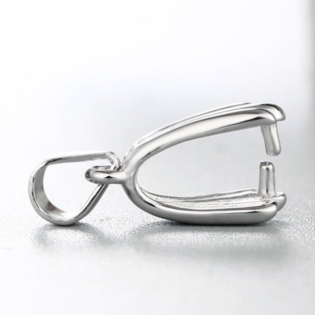 925 Sterling Silver Banana Pendant Clasps