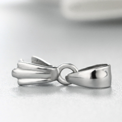 925 Sterling Silver Three Fingers Pendant Clasps