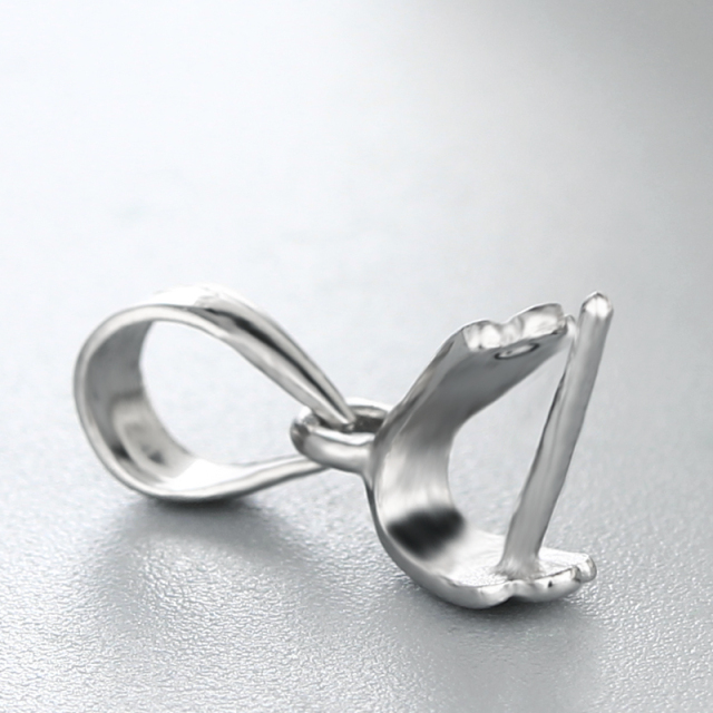 925 Sterling Silver Three Fingers Pendant Clasps