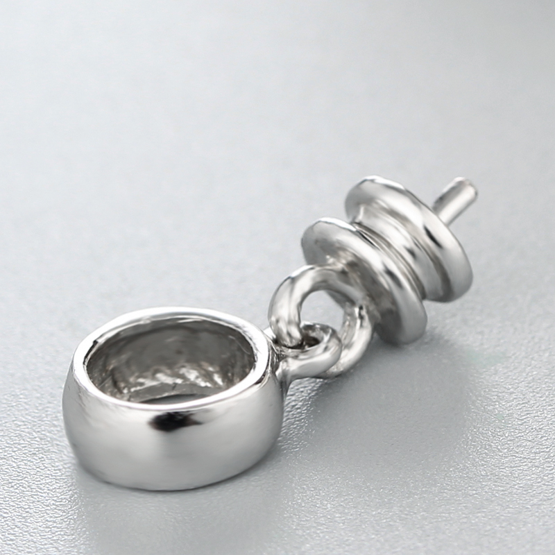 925 Sterling Silver Ring Pendant For Pearl Making