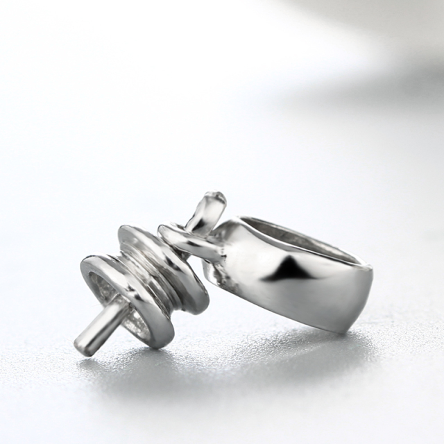 925 Sterling Silver Ring Pendant For Pearl Making
