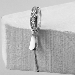 925 Sterling Silver Crystal Pendant Bails
