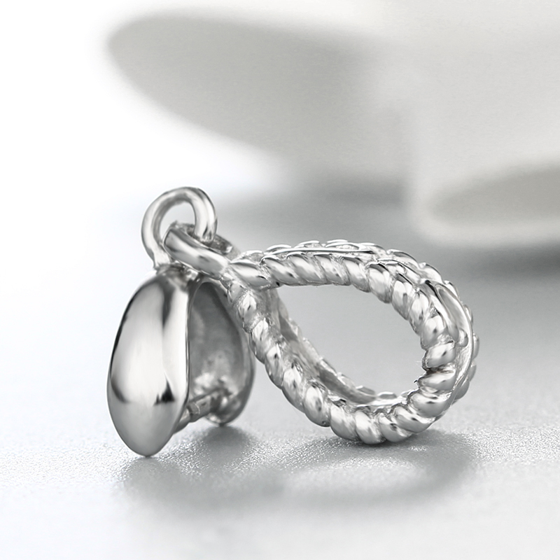 925 Sterling Silver Fancy Hollow Pendant Clasps