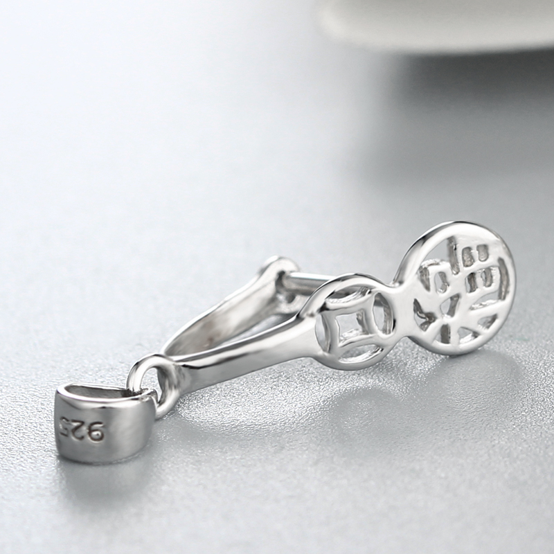 925 Sterling Silver Happiness Pendant Findings