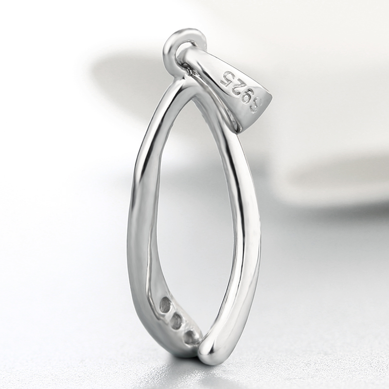 925 Sterling Silver Fashion Crystal Pendant Findings