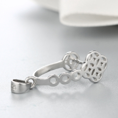 925 Sterling Silver Hollow Pendant Findings