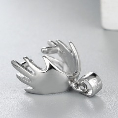 925 Sterling Silver Hand Pendant Clasps