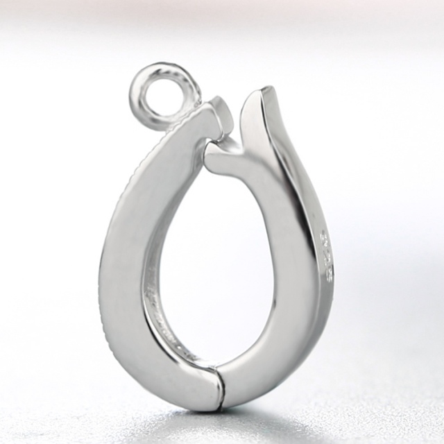 925 Sterling Silver Cubic Zirconia Pendant Bails