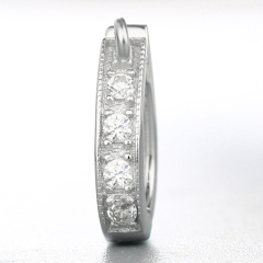 925 Sterling Silver Cubic Zirconia Pendant Bails