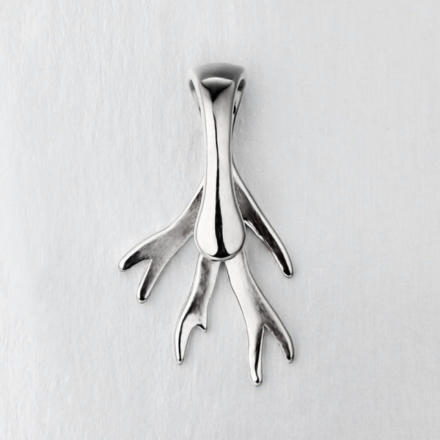 925 Sterling Silver Tree Pendant Pinch Bails