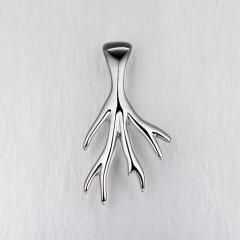 925 Sterling Silver Tree Pendant Pinch Bails