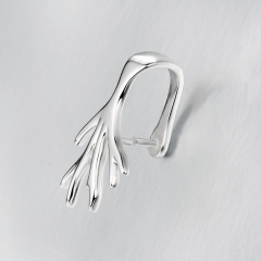 925 Sterling Silver Tree Pendant Pinch Bails