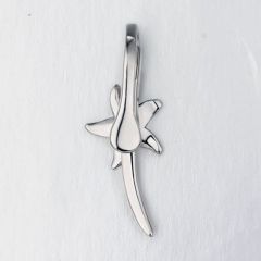 925 Sterling Silver Flower Pendant Pinch Bails