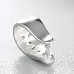 925 Sterling Silver Cubic Zirconia Pendant Clasps