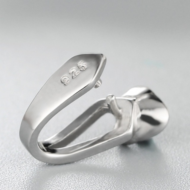 925 Sterling Silver Little Flower Pendant Clasps