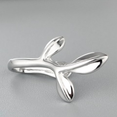 925 Sterling Silver Little Leaf Pendant Clasps