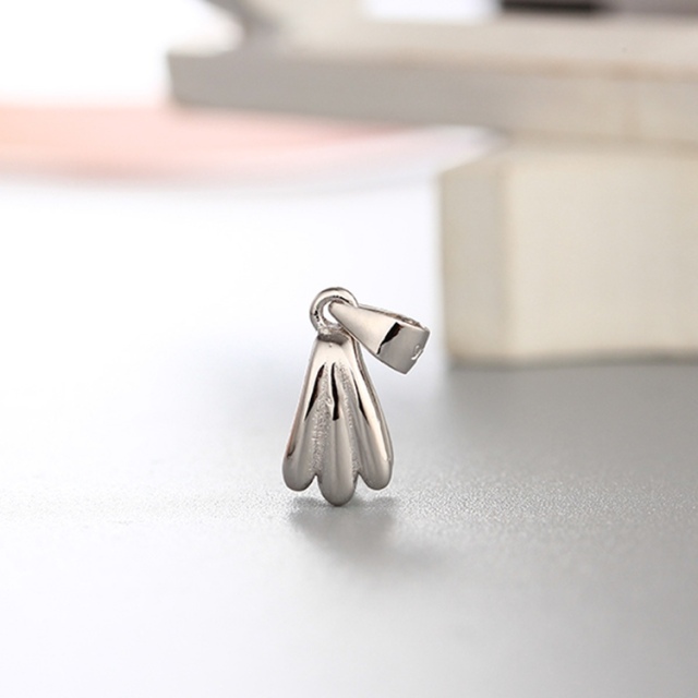 925 Sterling Silver Pendant Clasps For Crystal