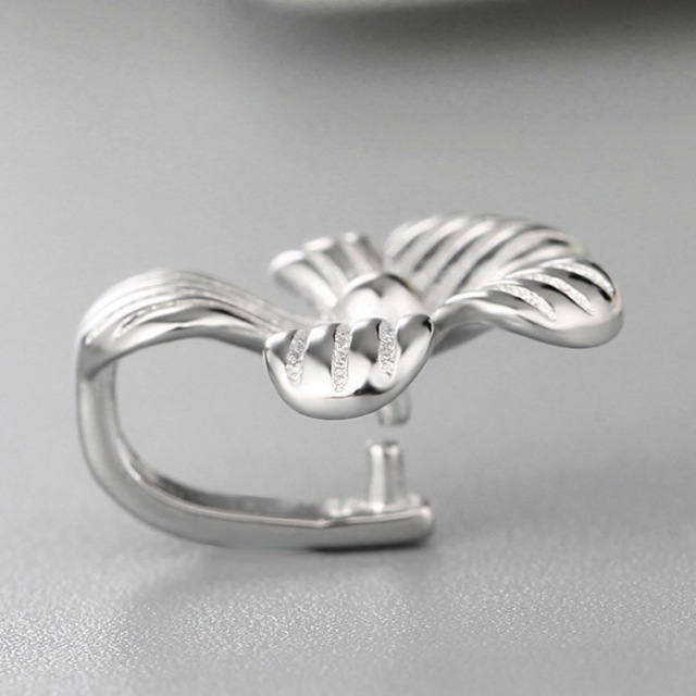 925 Sterling Silver Flower Pendant Clasps